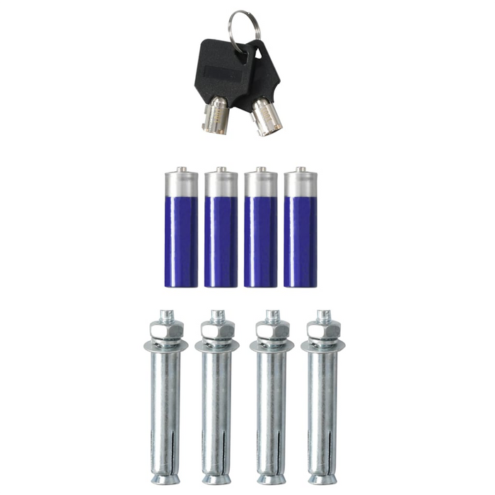 Cassaforte elettronica digitale con blocco per impronte digitali 20x31x20 cm in acciaio