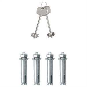 Cassa Sicura con Serratura a Chiave Grigio Scuro 20 x 31 x 20 cm Acciaio