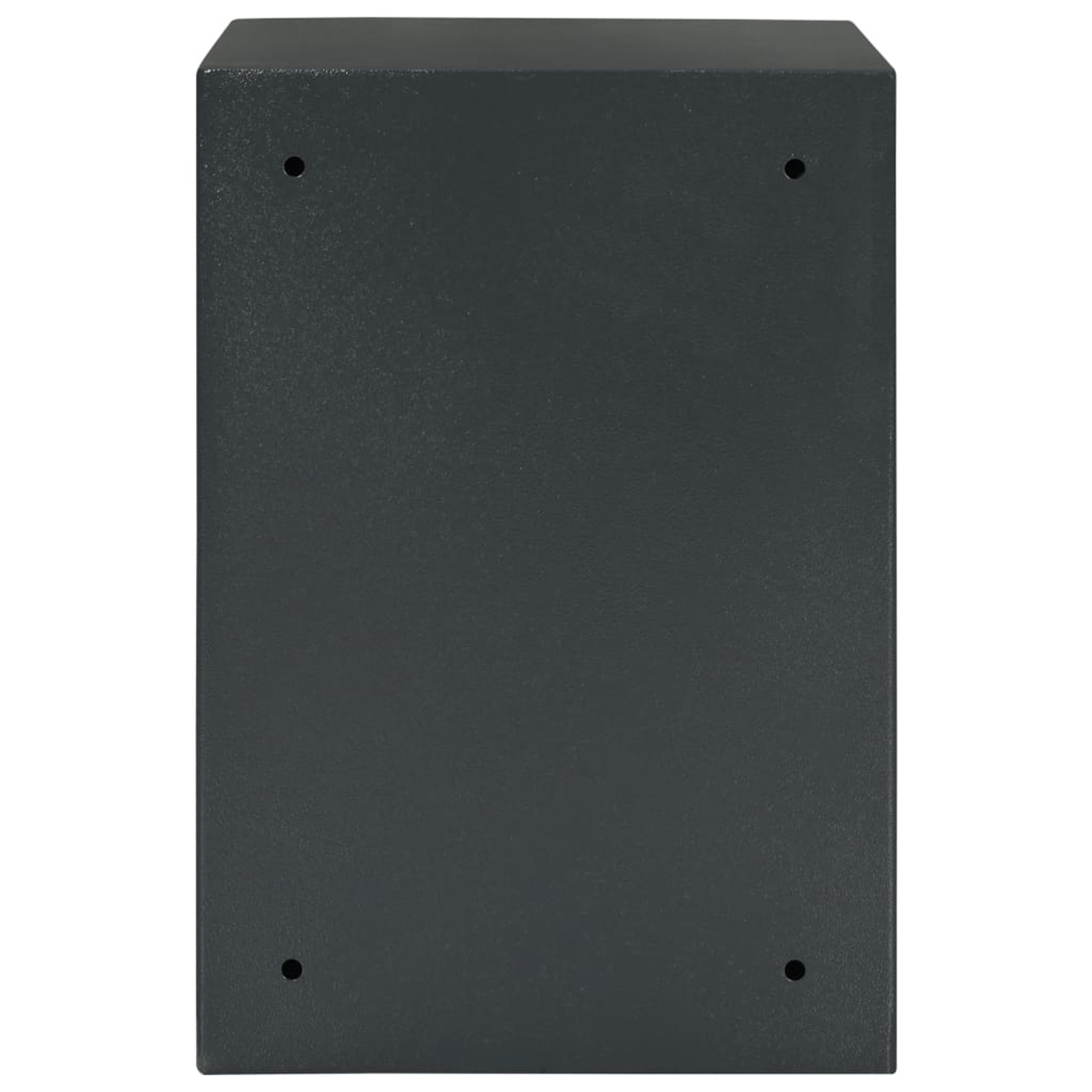 Scatola Sicura con Serratura a Chiave Grigio Scuro 31x35x50 cm Acciaio