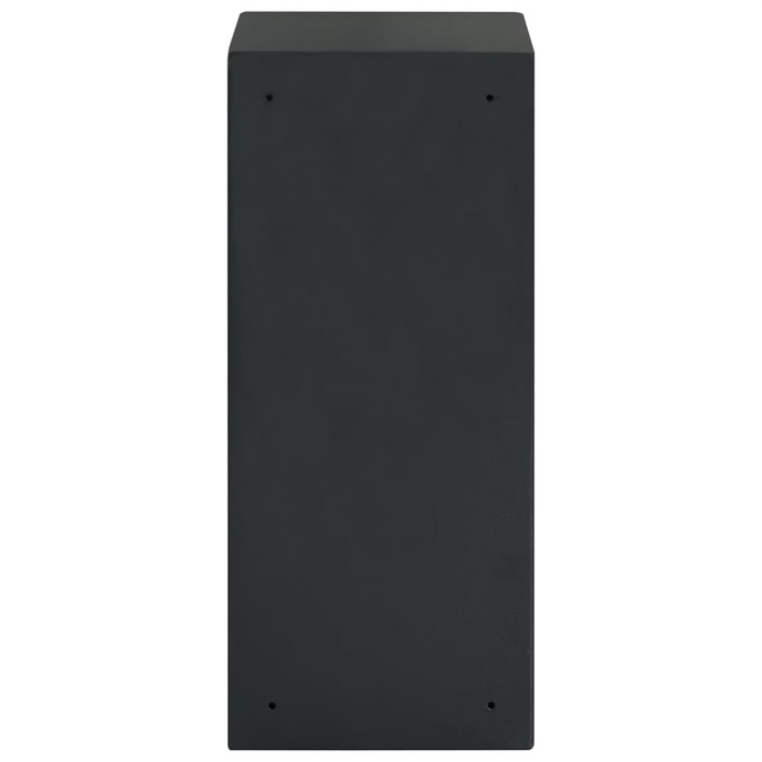 Cassaforte Digitale Grigia Scura 35x31x80 cm Acciaio