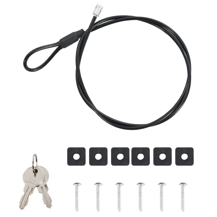 Cassaforte di Sicurezza Nera Metallo Piccola Serrature