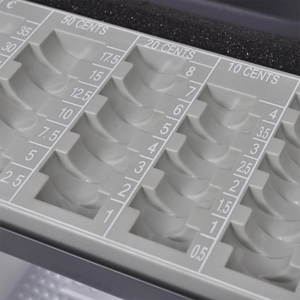 Cassa di Sicurezza Grigio Scuro Acciaio Media