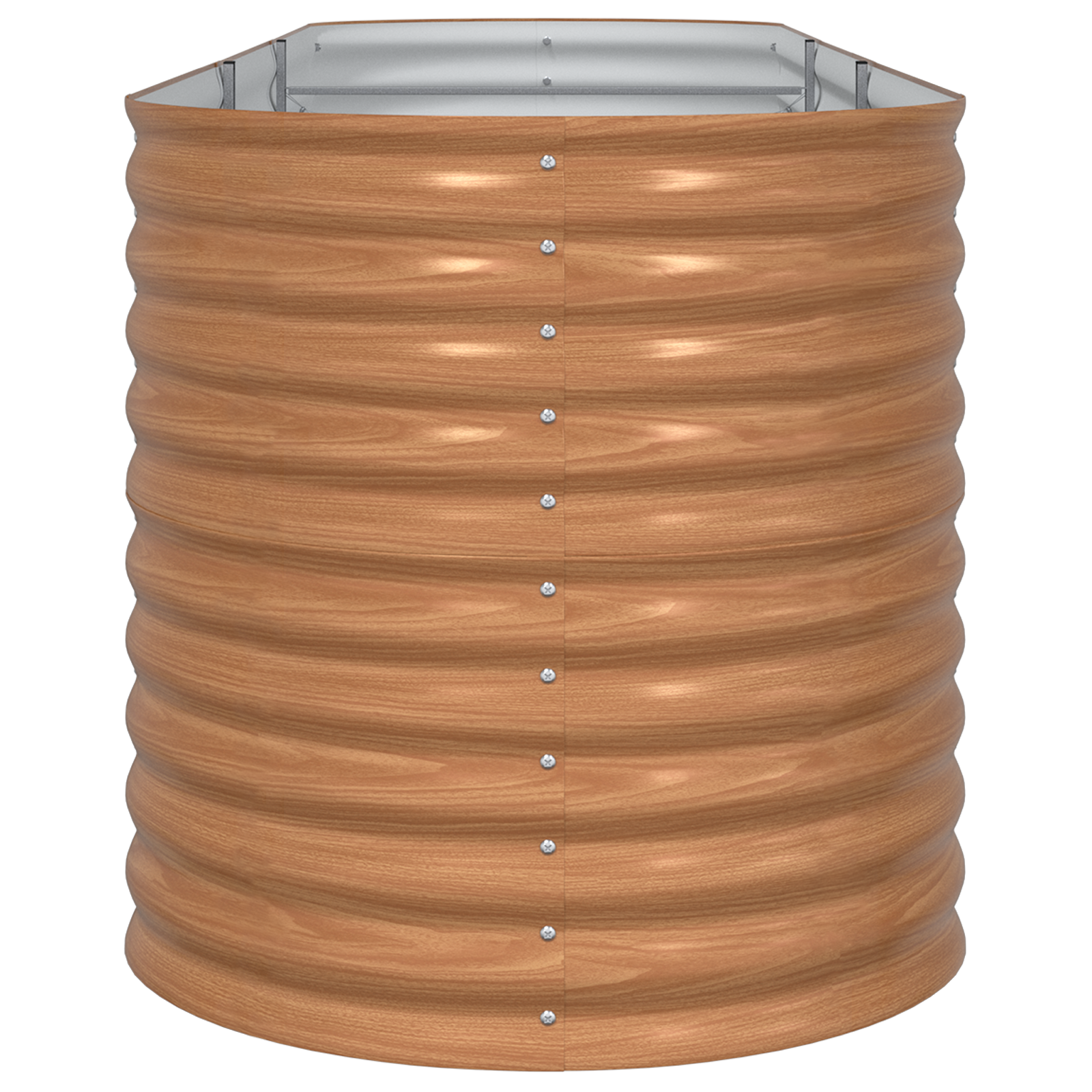 Fioriera Sollevata Effetto Legno Metallo 320 X 80 X 81 cm