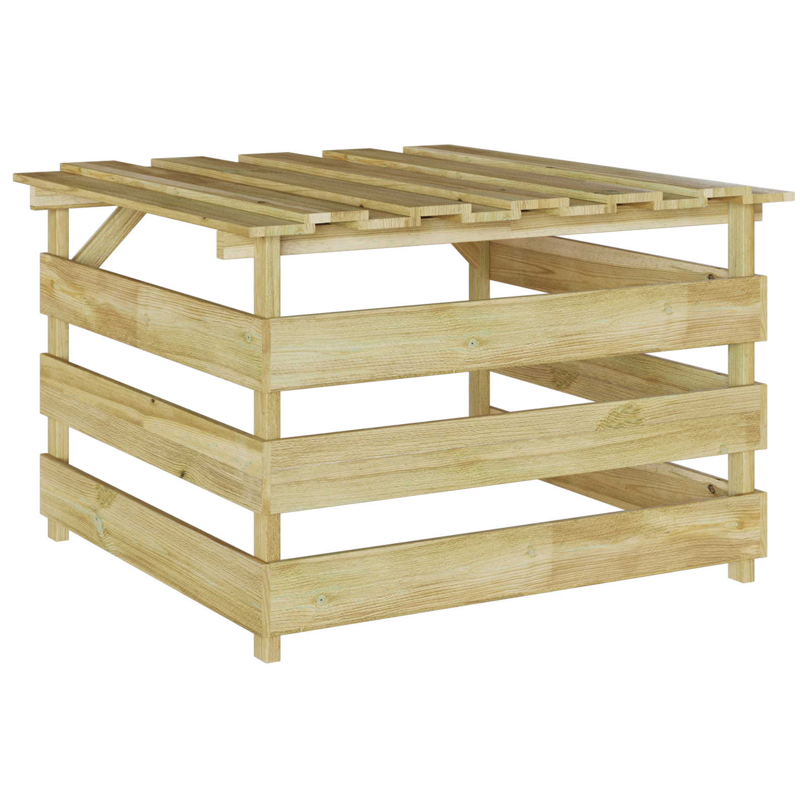 Garage per Rasaerba Robotici in Legno di Pino