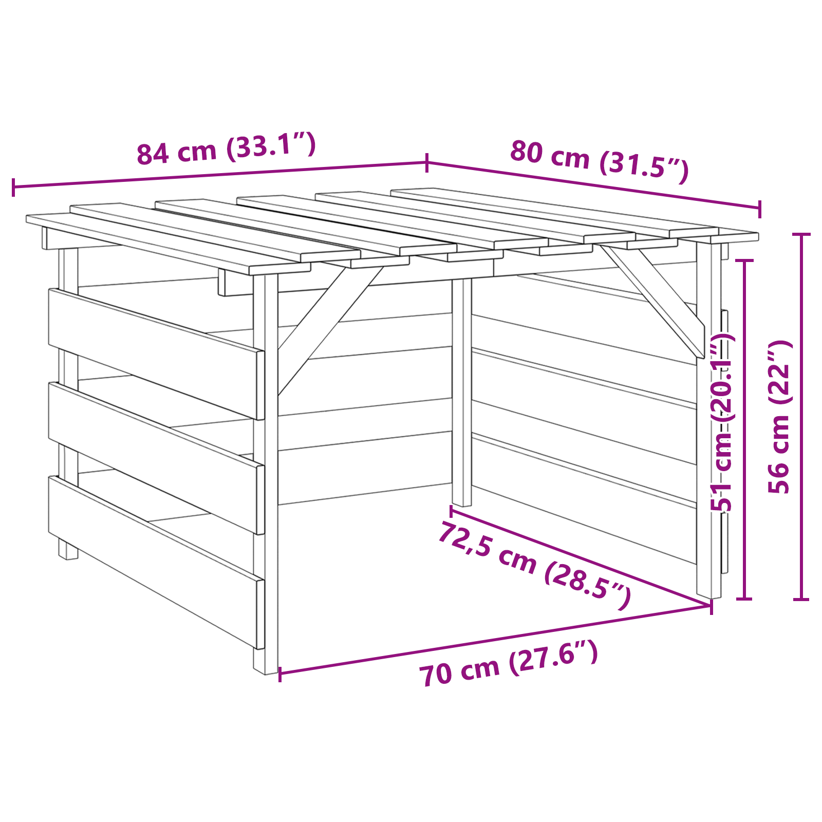 Garage per Rasaerba Robotici in Legno di Pino