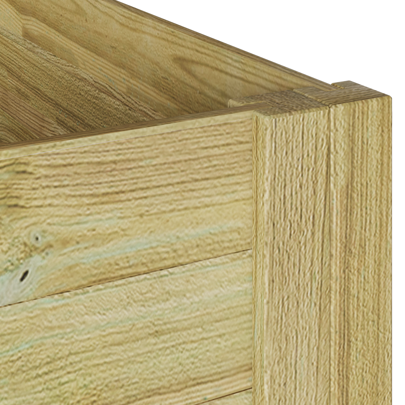 Garage per Tosaerba Robot di con Scatola per Piante in Legno Massello di Pino