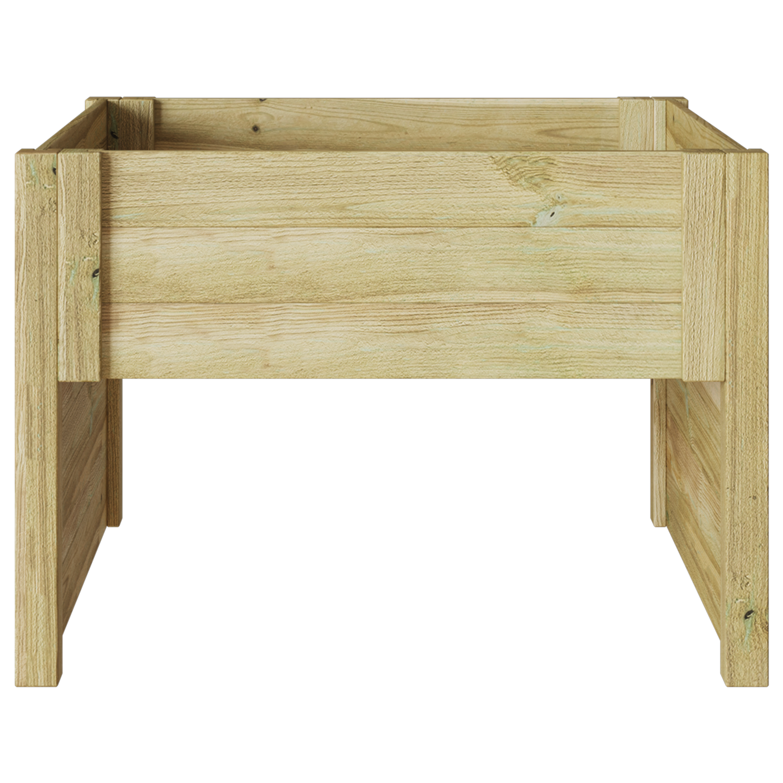 Garage per Tosaerba Robot di con Scatola per Piante in Legno Massello di Pino