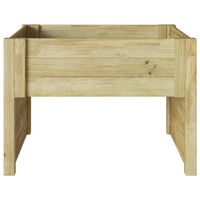 Garage per Tosaerba Robot di con Scatola per Piante in Legno Massello di Pino