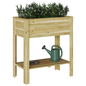 Supporto da Giardino vitaXL 85x46x94 cm Legno di Pino Impregnato