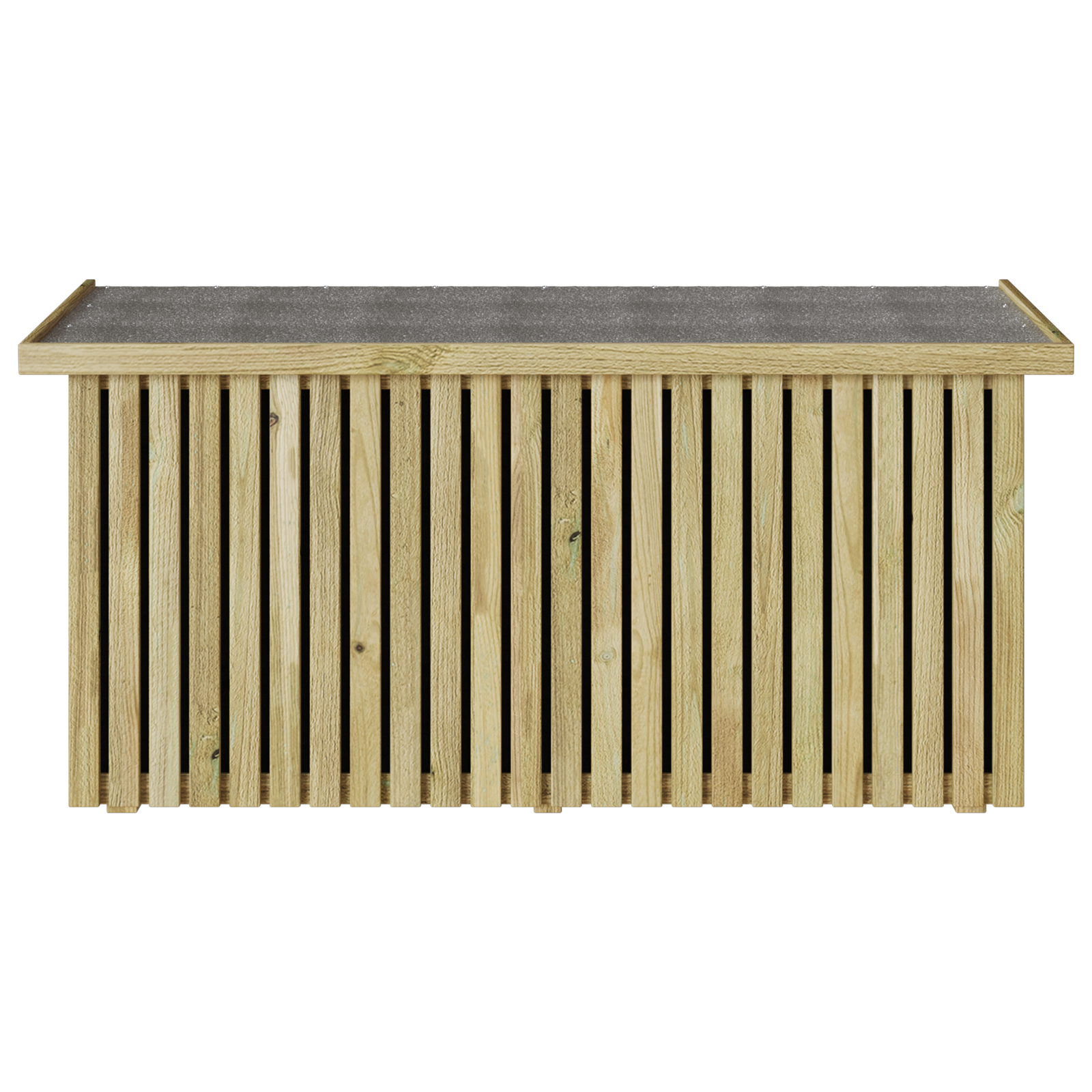 Scatola di Stoccaggio 119x44x58.5 cm Legno di Pino Trattato