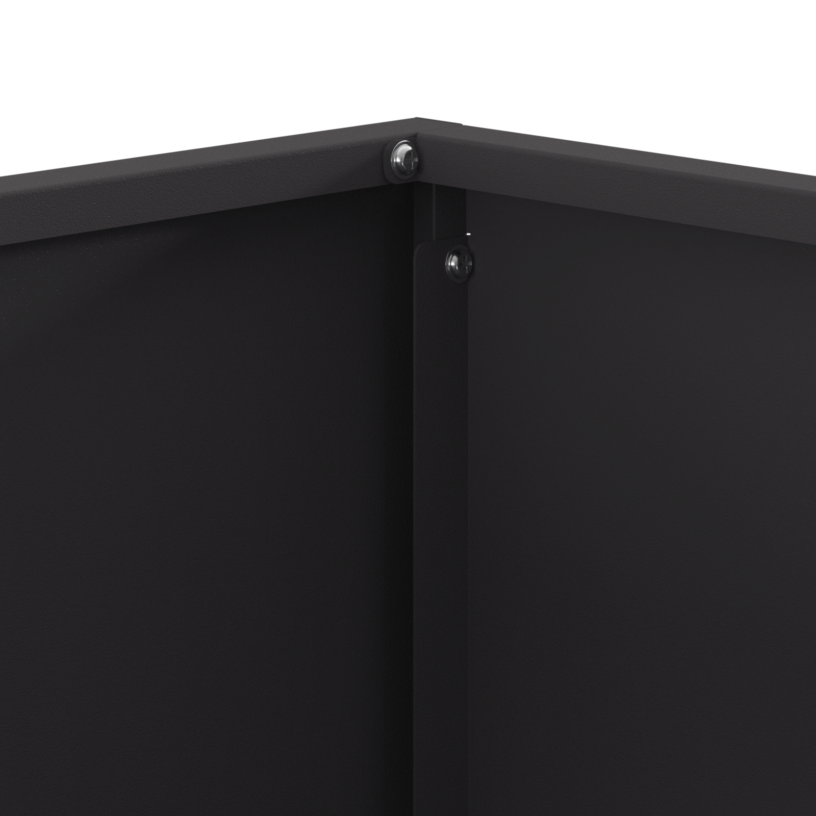 Braciere Quadra Nera 60x60x40 cm Acciaio