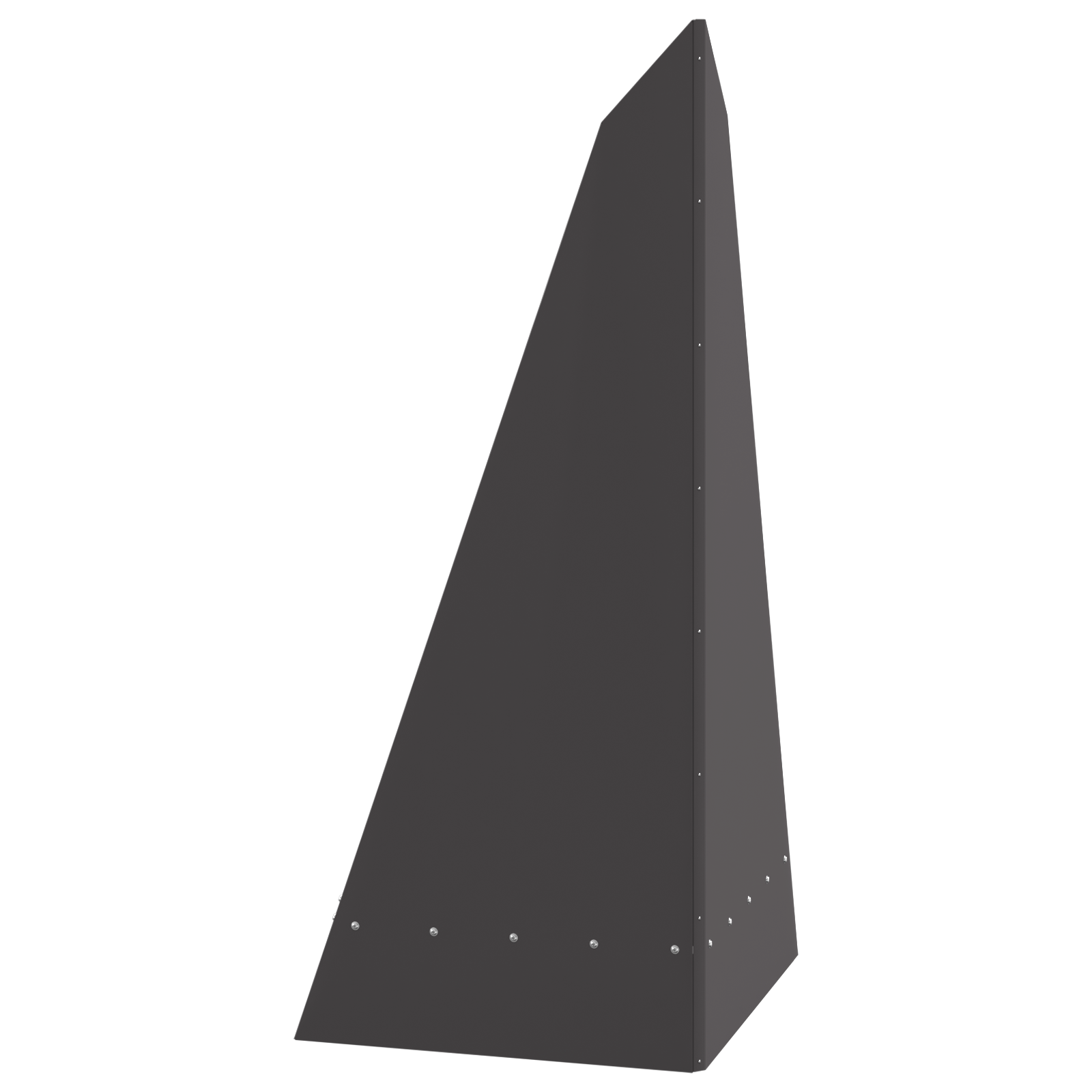 Focolare Piramidale 58x36x100 cm in Acciaio Resistente alle Intemperie