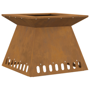 Braciere 48x48x40 cm Acciaio Resistenti alle Intemperie