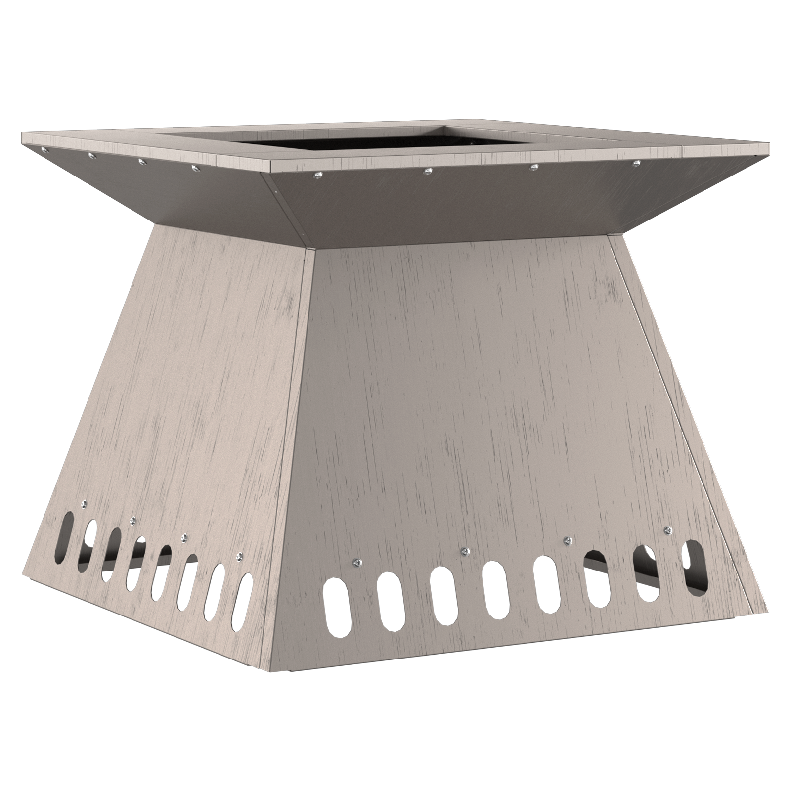 Braciere 48x48x40 cm Acciaio Resistenti alle Intemperie