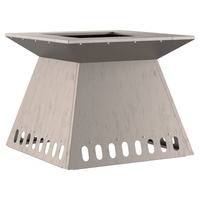 Braciere 48x48x40 cm Acciaio Resistenti alle Intemperie