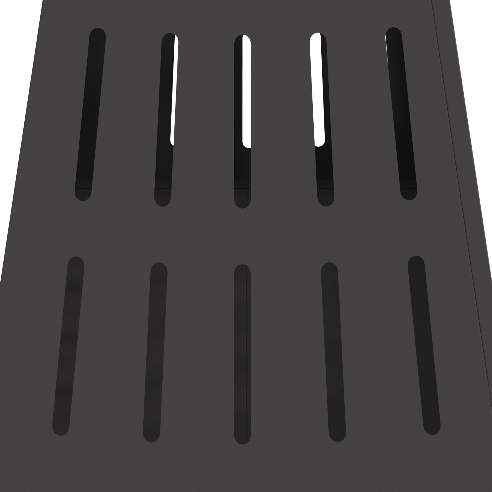 Focolare Quadrato Nero 50x50x70 cm Acciaio