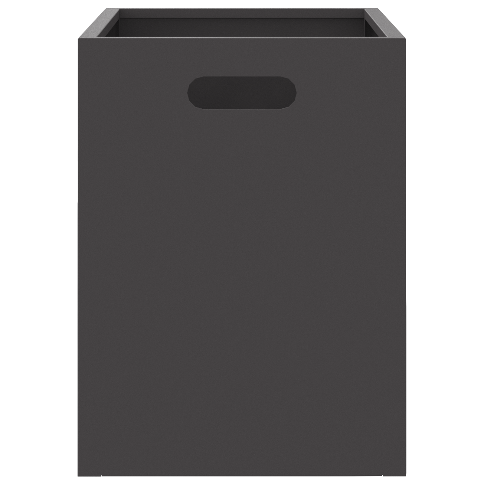 Focolare Retangolare Nero 50x30x40 cm Acciaio