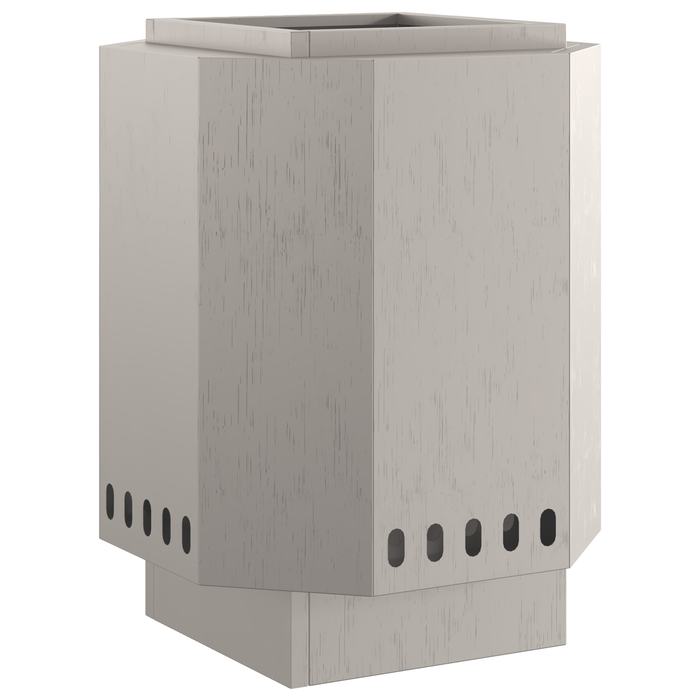 Focolare Marrone Acciaio Resistente agli Agenti Atmosferici