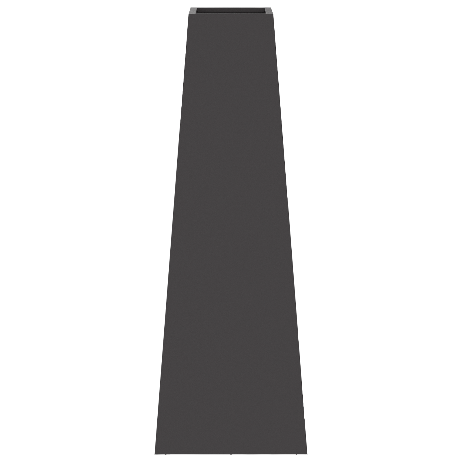 Focolare Nero 50x35x100 cm Acciaio