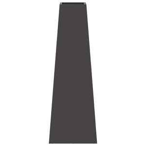 Focolare Nero 50x35x100 cm Acciaio