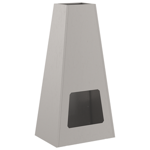 Chalet in Acciaio Resistente alle Intemperie 50x35x100 cm