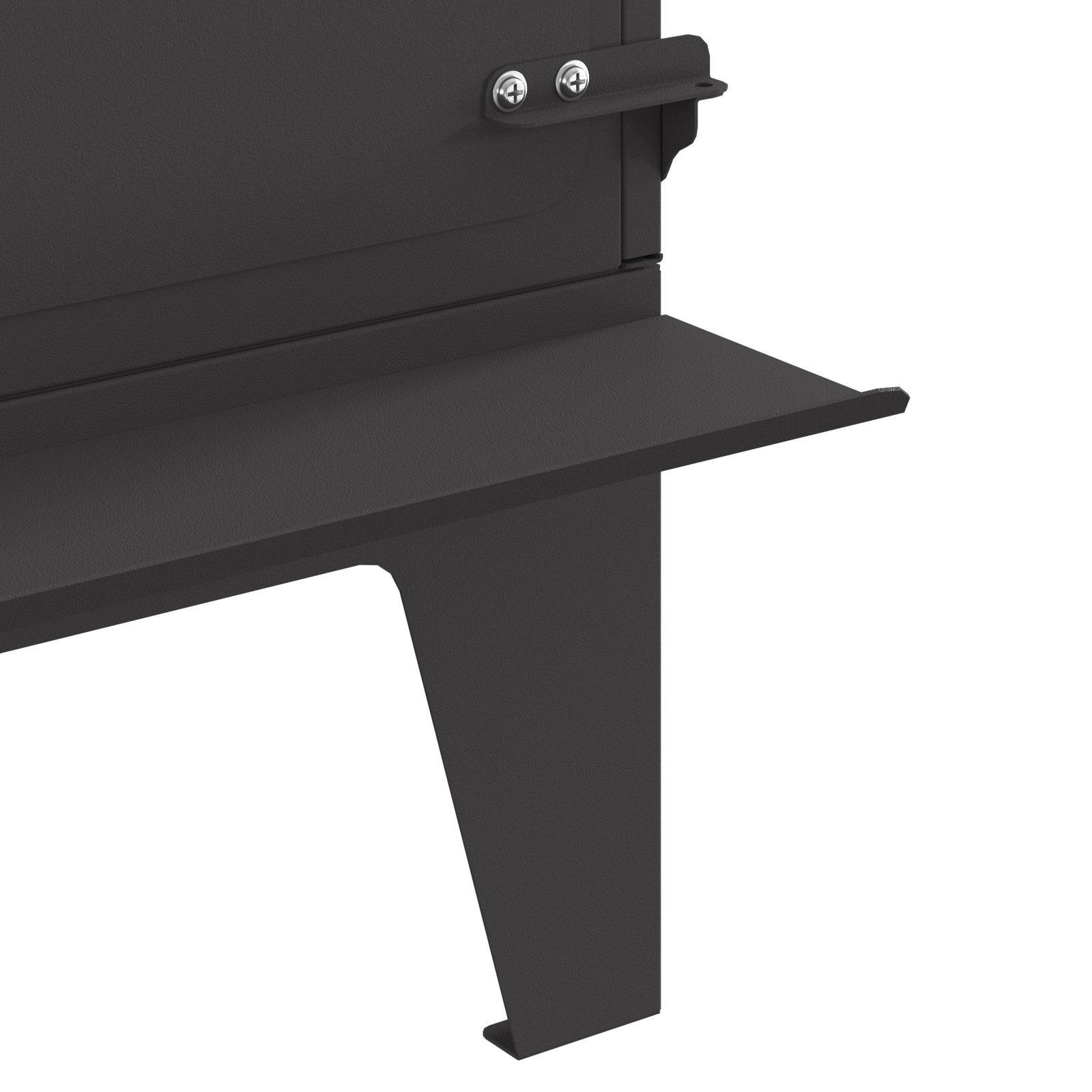 Stufa da Campeggio  con Camino Nera 35x50x60 cm Acciaio