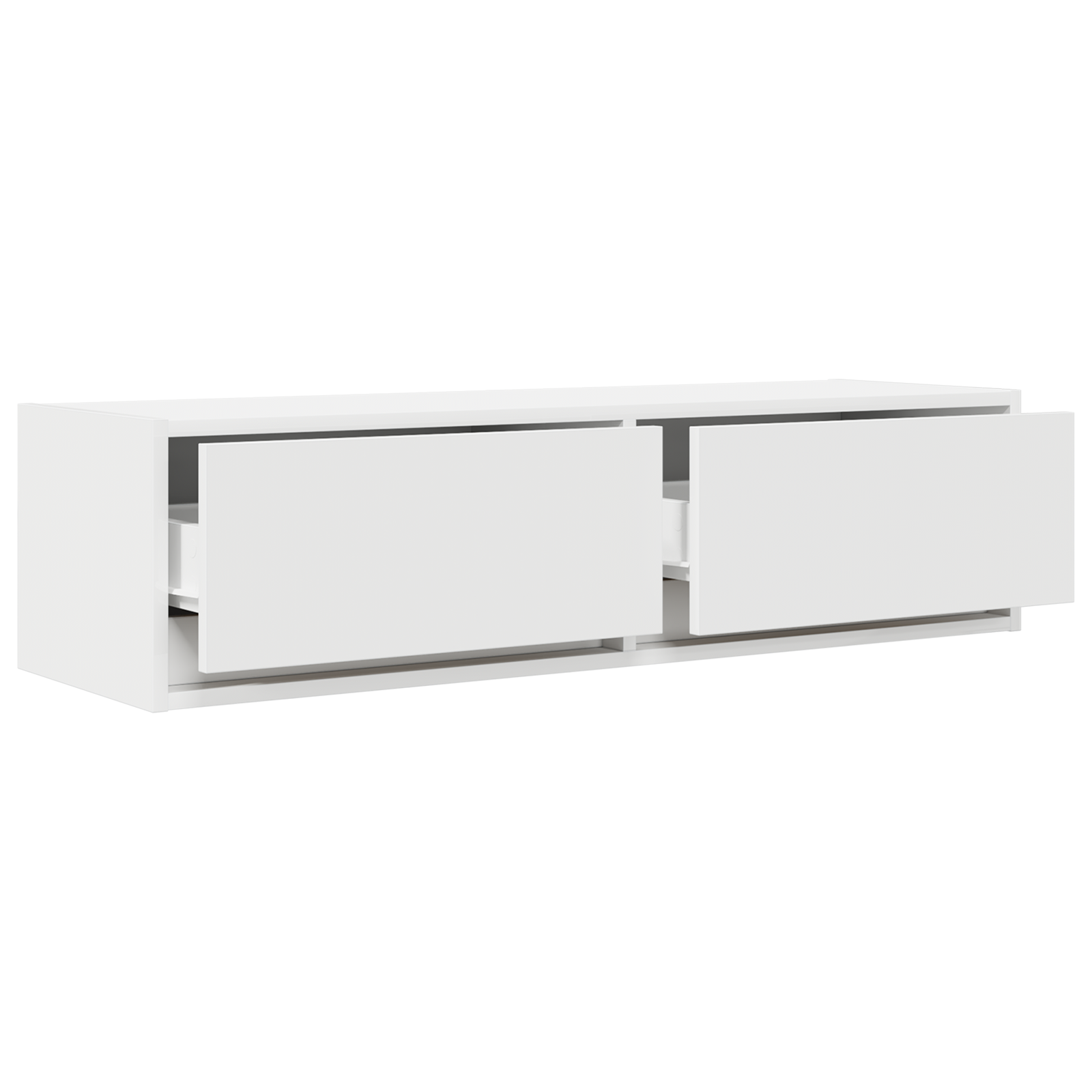 Mobile TV  Bianco 100x31x25,5 cm in legno ingegnerizzato