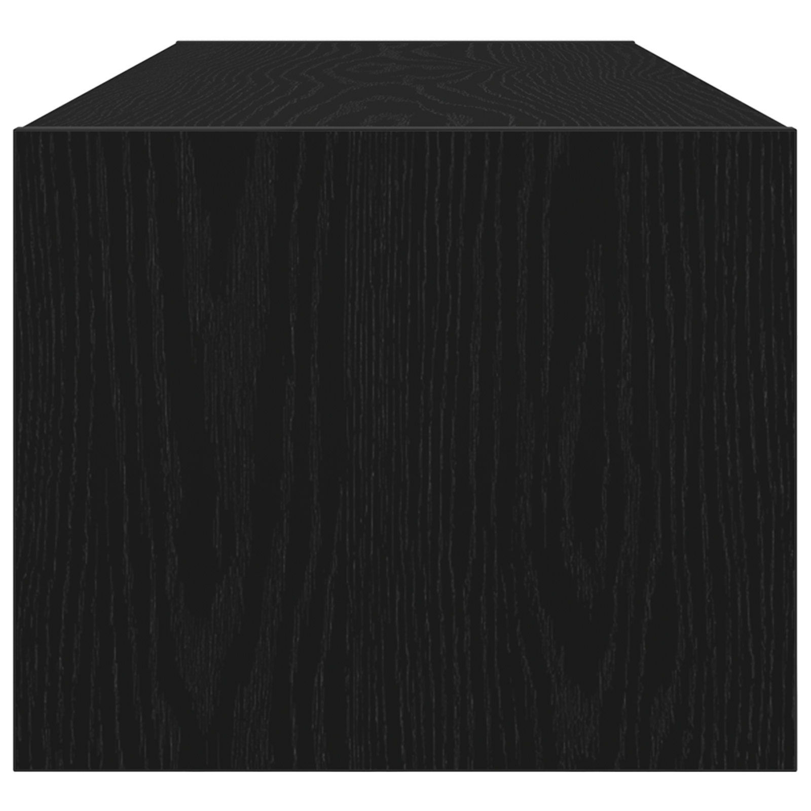 Mobile TV  Nero Rovere 100x31x25,5 cm Legno ingegnerizzato