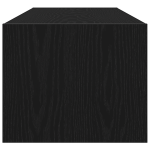 Mobile TV  Nero Rovere 100x31x25,5 cm Legno ingegnerizzato