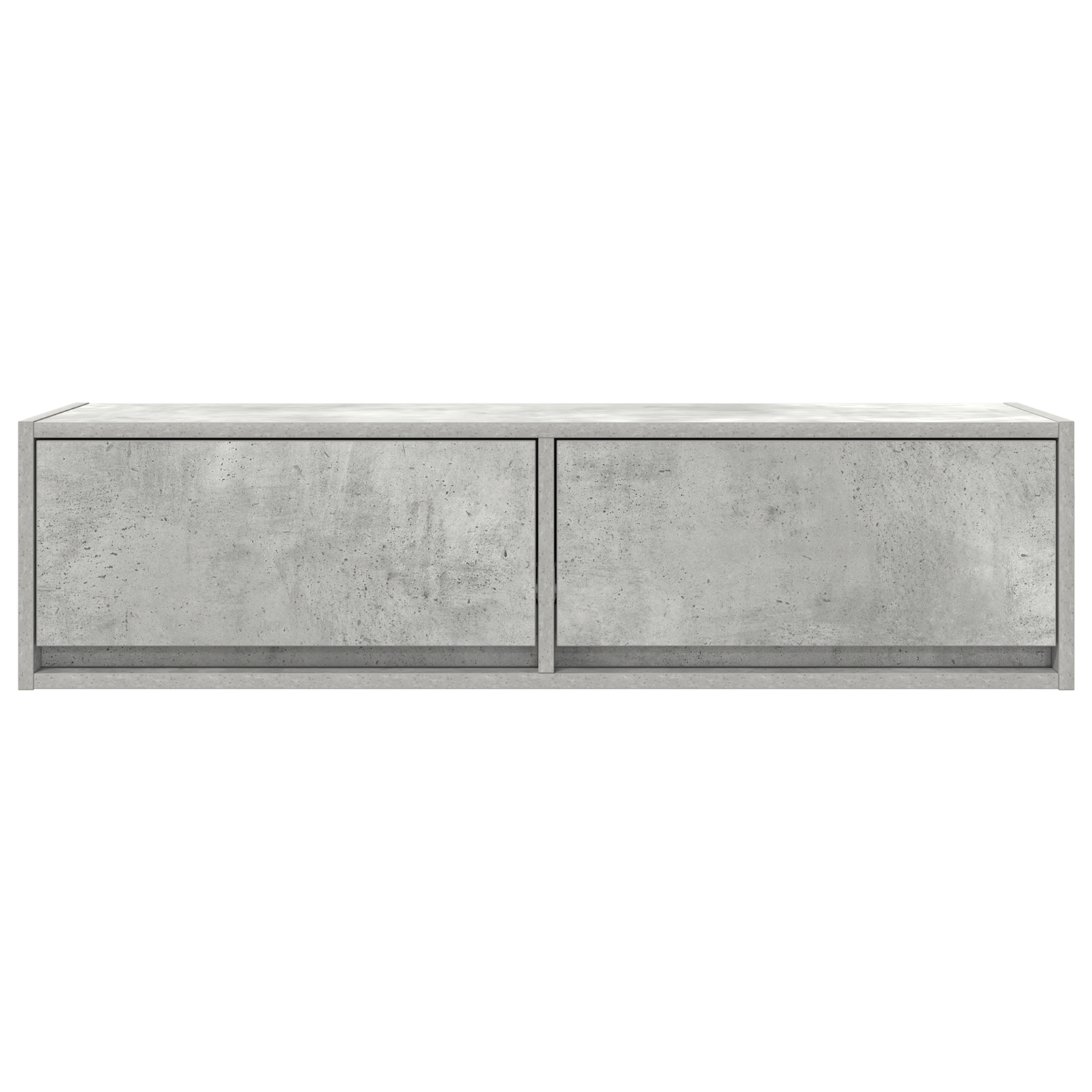 Mobile TV Grigio Cemento 100x31x25,5 cm Legno Ingegnerizzato