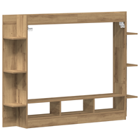 Mobile TV Wall-Mounted in Rovere Artigianale 152x22x113 cm