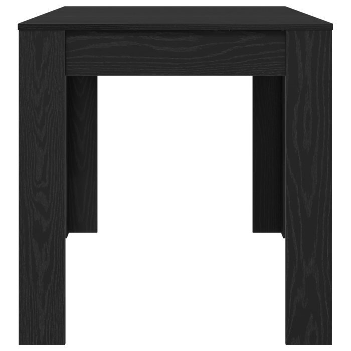 Tavolo da pranzo  Nero Rovere 140x74,5x76 cm in legno ingegnerizzato