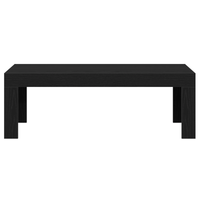 Tavolino da caffè Nero Rovere 102x50x35 cm Legno ingegnerizzato