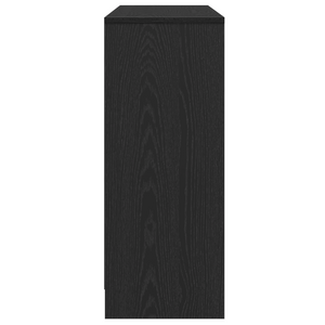 Mobile Nero Rovere 102x33x75 cm in Legno Ingenerizzato