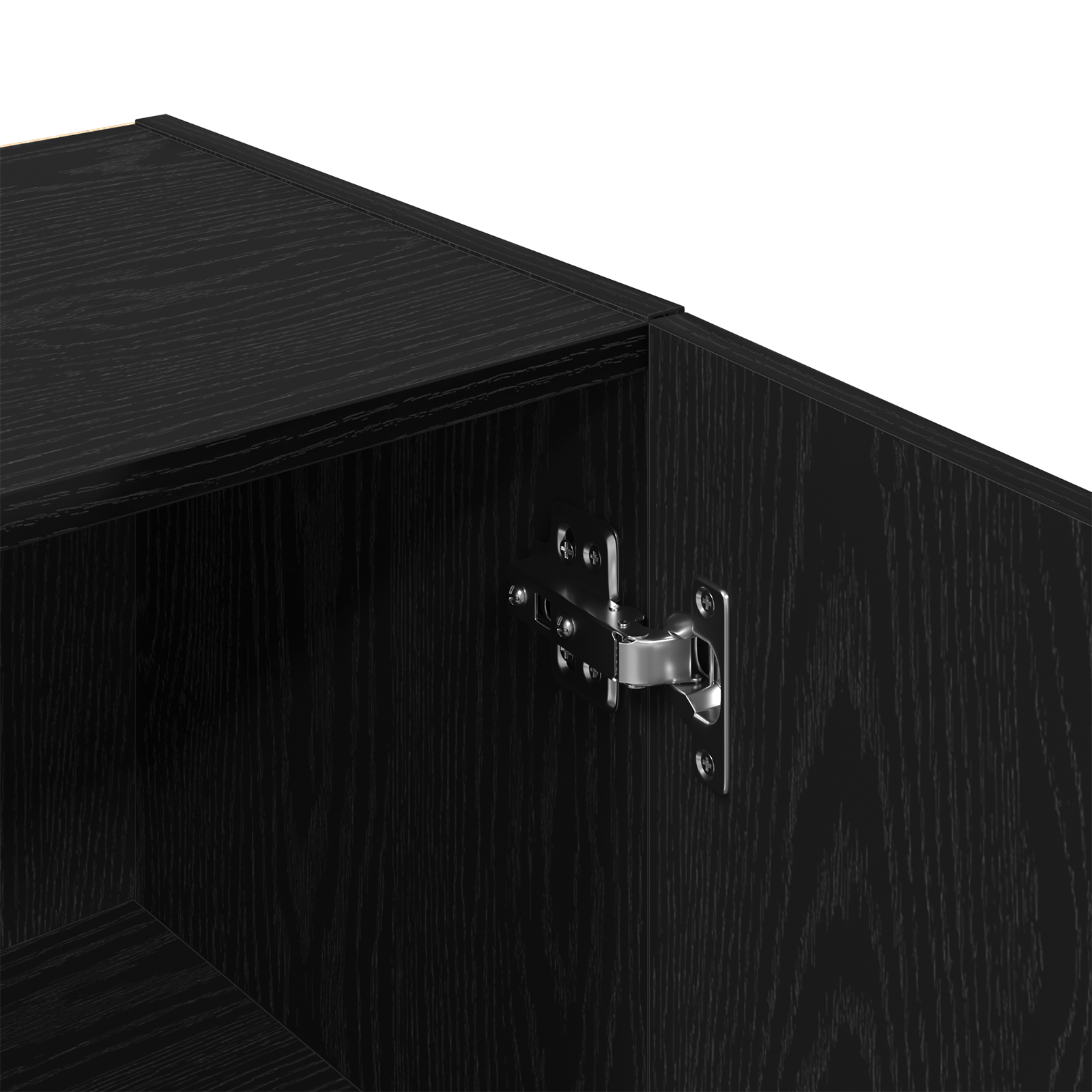 Mobile da bagno in rovere nero  - 32x34x188,5 cm