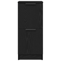 Credenza in Quercia Nera - 30x30x70 cm, Realizzata in Legno Ingengnerizzato