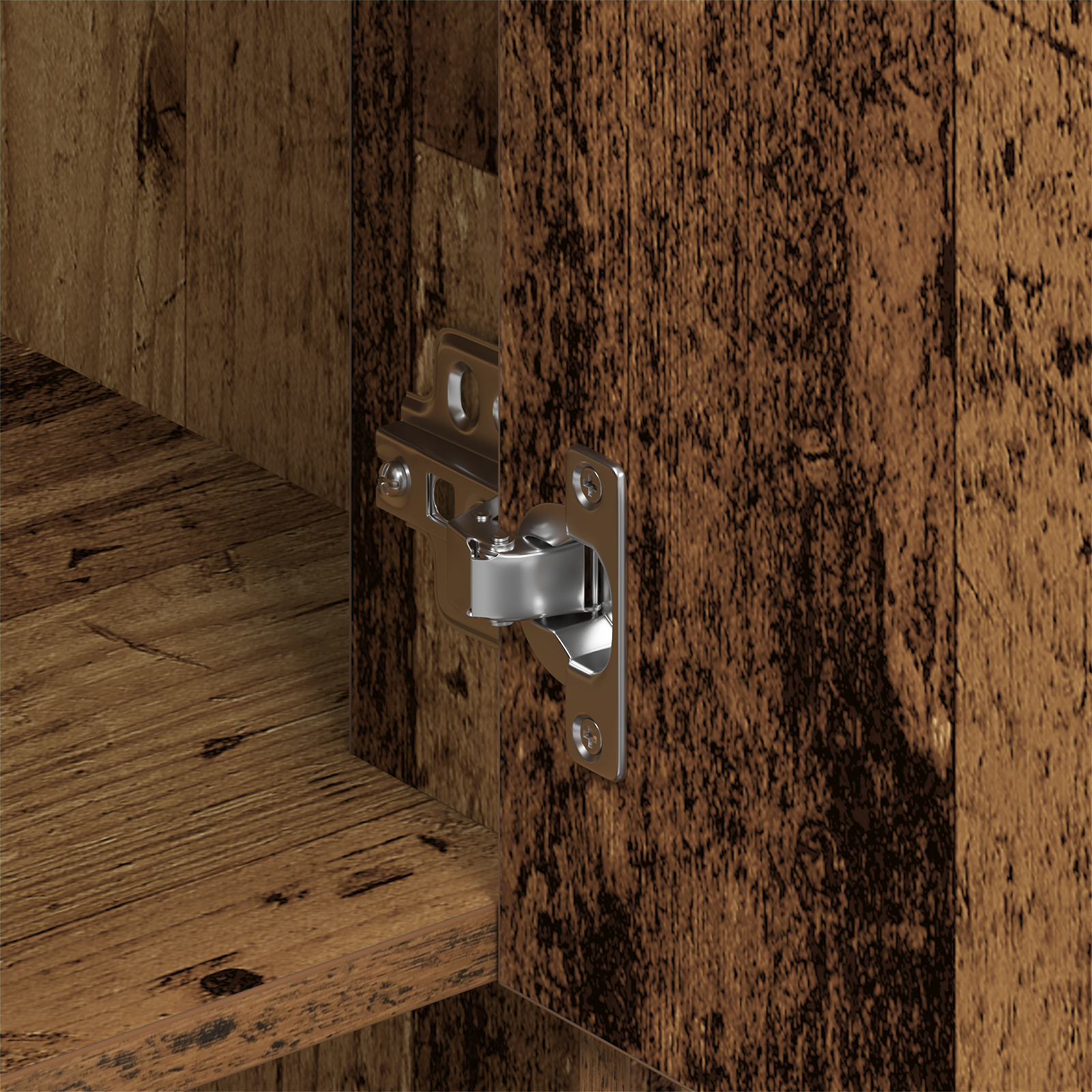 Armadio da parete Legno Vecchio 80x33x80 cm Legno Ingegnerizzato