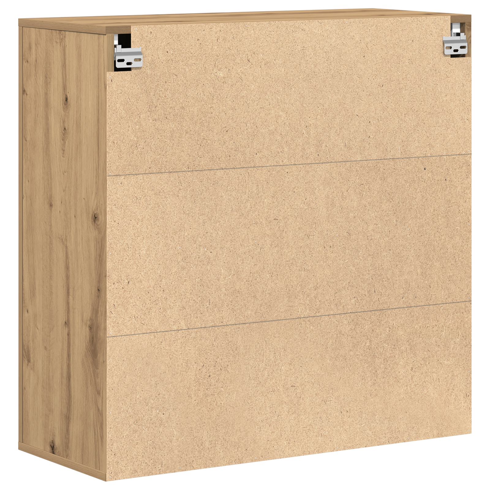 Mobile da Parete Rovere Artigianale 80x33x80 cm Legno Ingegnerizzato