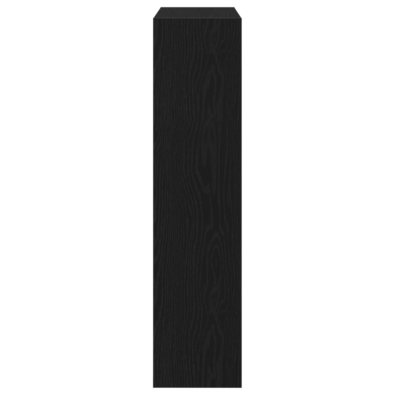 Scarpiera  con cassetto flip in rovere nero 80x21x87,5 cm