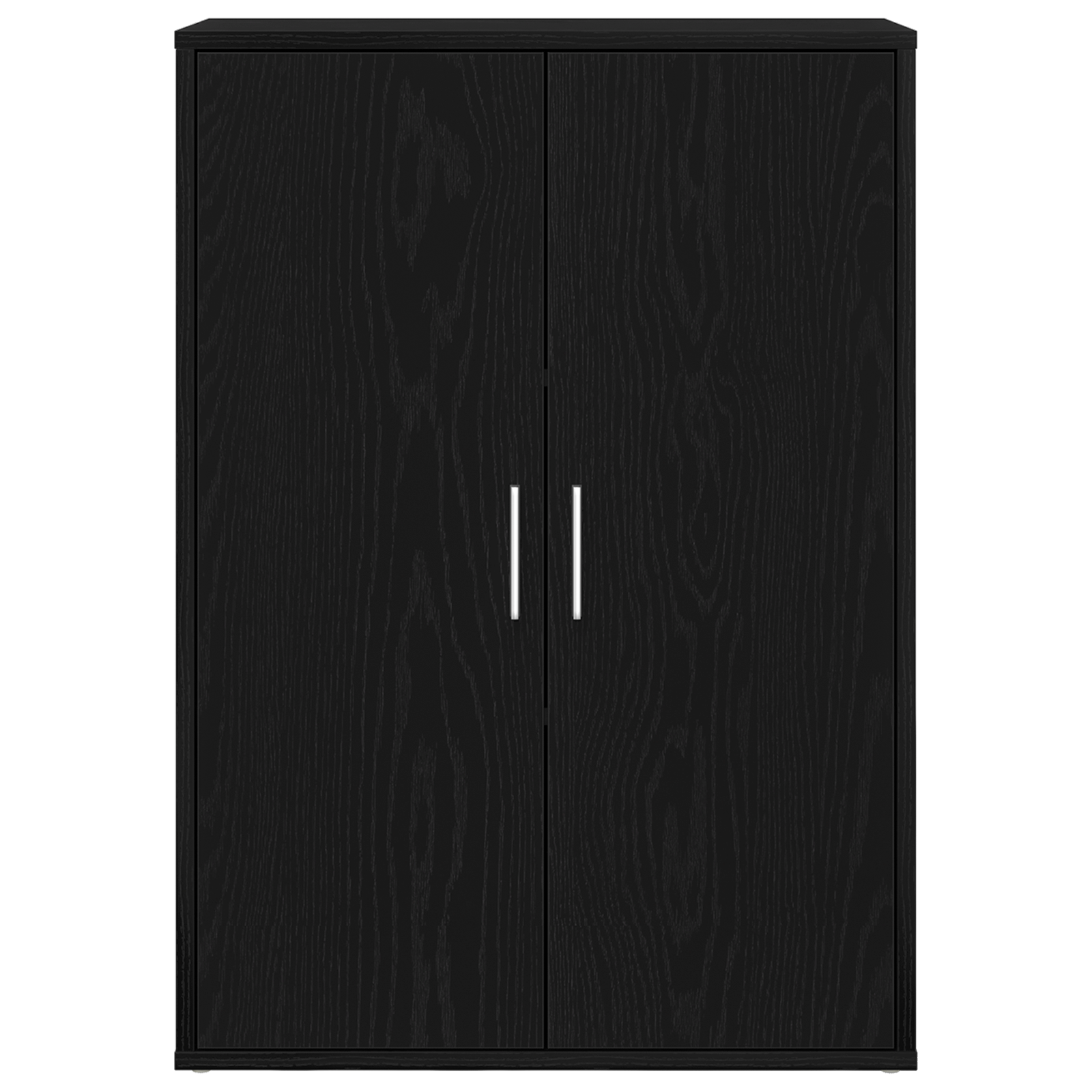 Sideboard Rovere Nero 60x31x84 cm Legno Ingegnerizzato