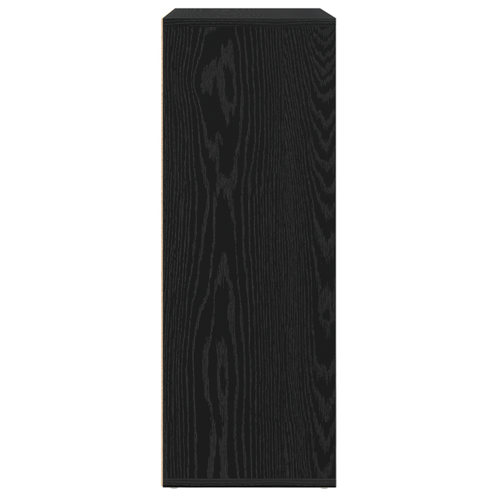 Mobile Nero Rovere 60x31x84 cm Legno ingegnerizzato