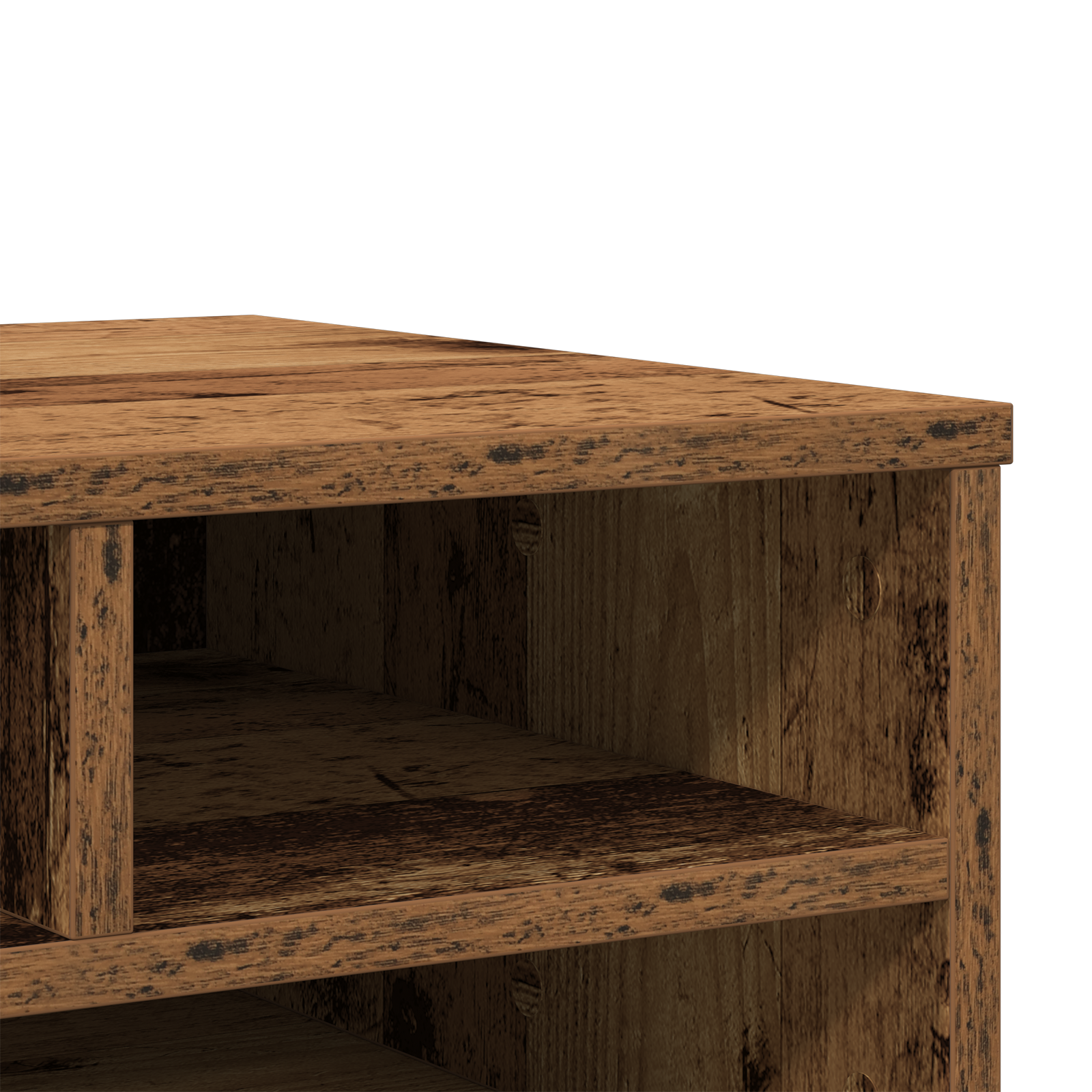 Supporto per Stampante in Legno Antico 49x40x22,5 cm in Legno Ingegnerizzato