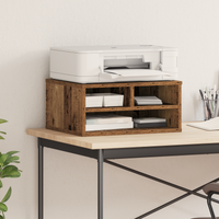 Supporto per Stampante in Legno Antico 49x40x22,5 cm in Legno Ingegnerizzato