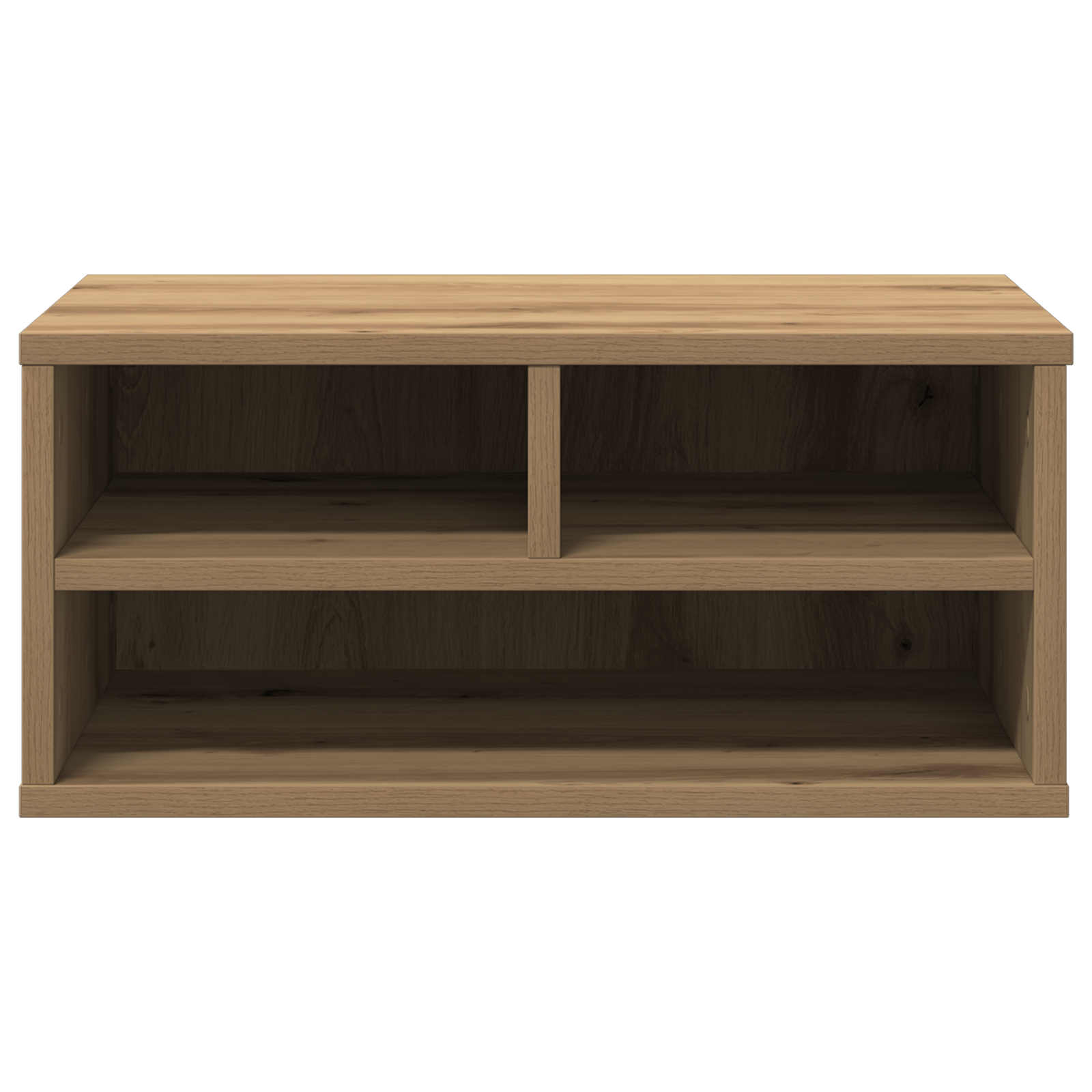 Supporto per Stampante Rovere Artigianale 49x40x22,5 cm Legno Ingegnerizzato