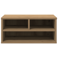 Supporto per Stampante Rovere Artigianale 49x40x22,5 cm Legno Ingegnerizzato