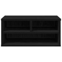 Supporto per Stampante Nero Rovere 49x40x22,5 cm Legno Ingegnerizzato