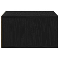 Supporto per Stampante Nero Rovere 49x40x22,5 cm Legno Ingegnerizzato