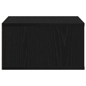 Supporto per Stampante Nero Rovere 49x40x22,5 cm Legno Ingegnerizzato