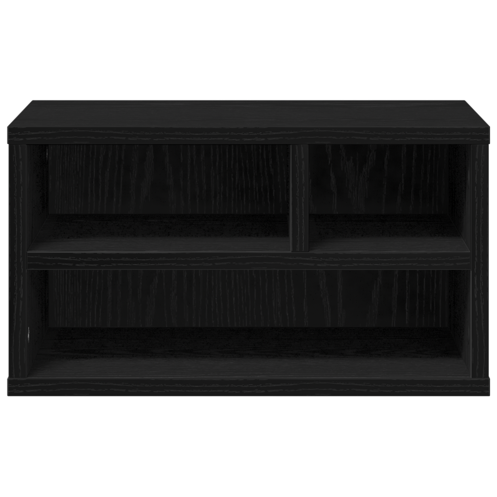 Supporto per Stampante Nero Rovere 40x32x22,5 cm Legno Ingegnerizzato