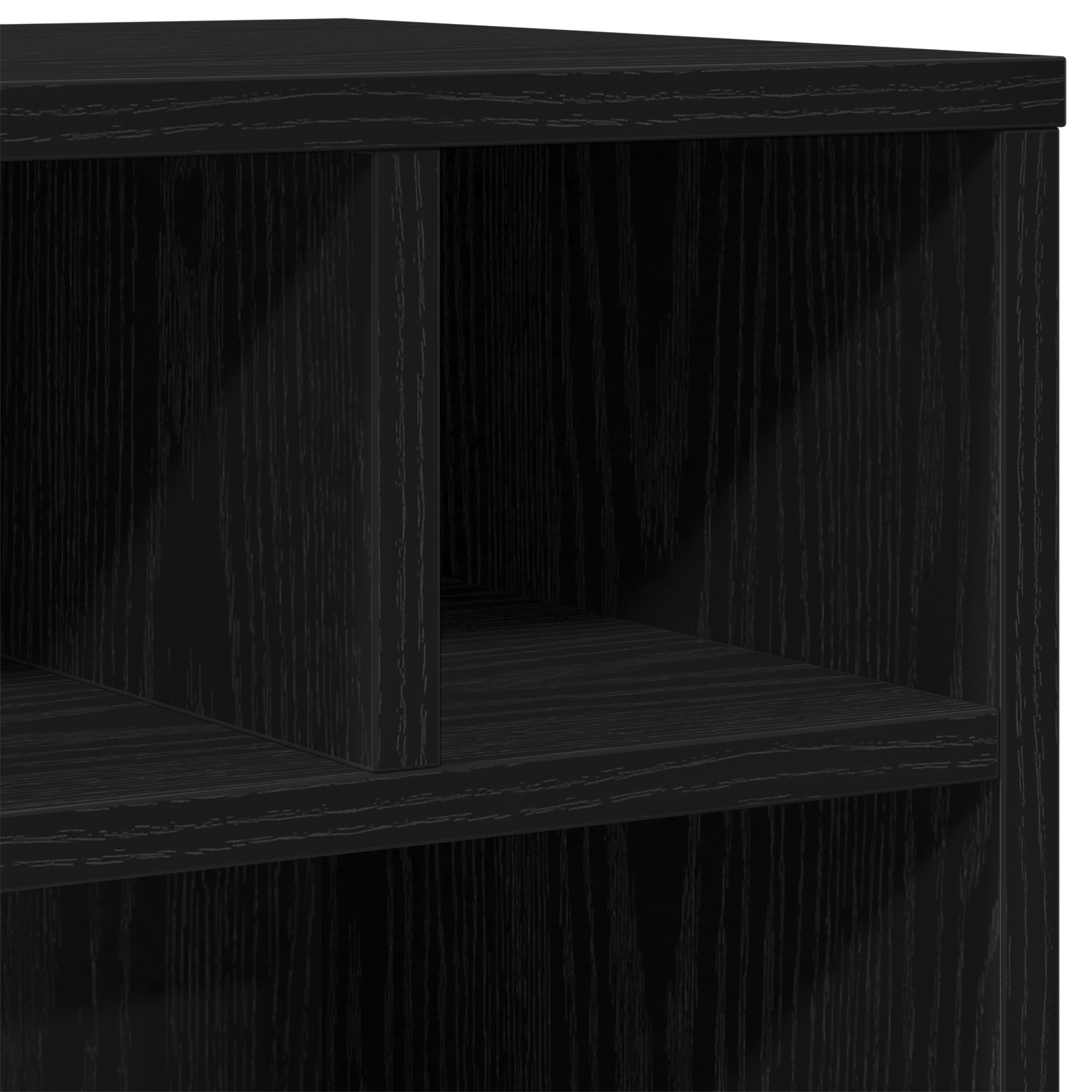 VistaXL Supporto per Stampante con Ruote Rovere Artigianale 41x32x48 cm